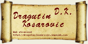Dragutin Košarović vizit kartica